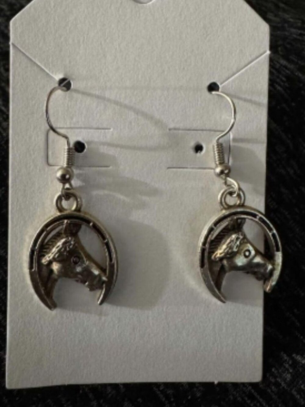 horse-themed dangle earrings!